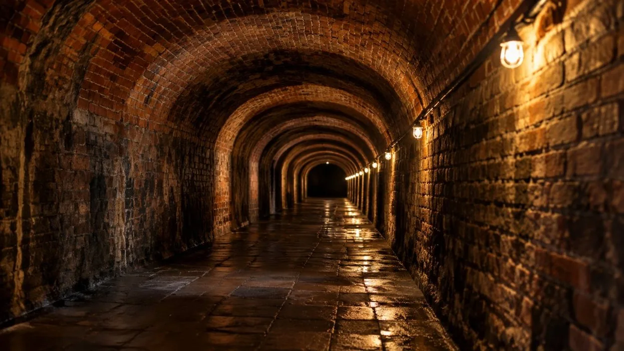 A Blair Street chamber, where the artefacts are kept