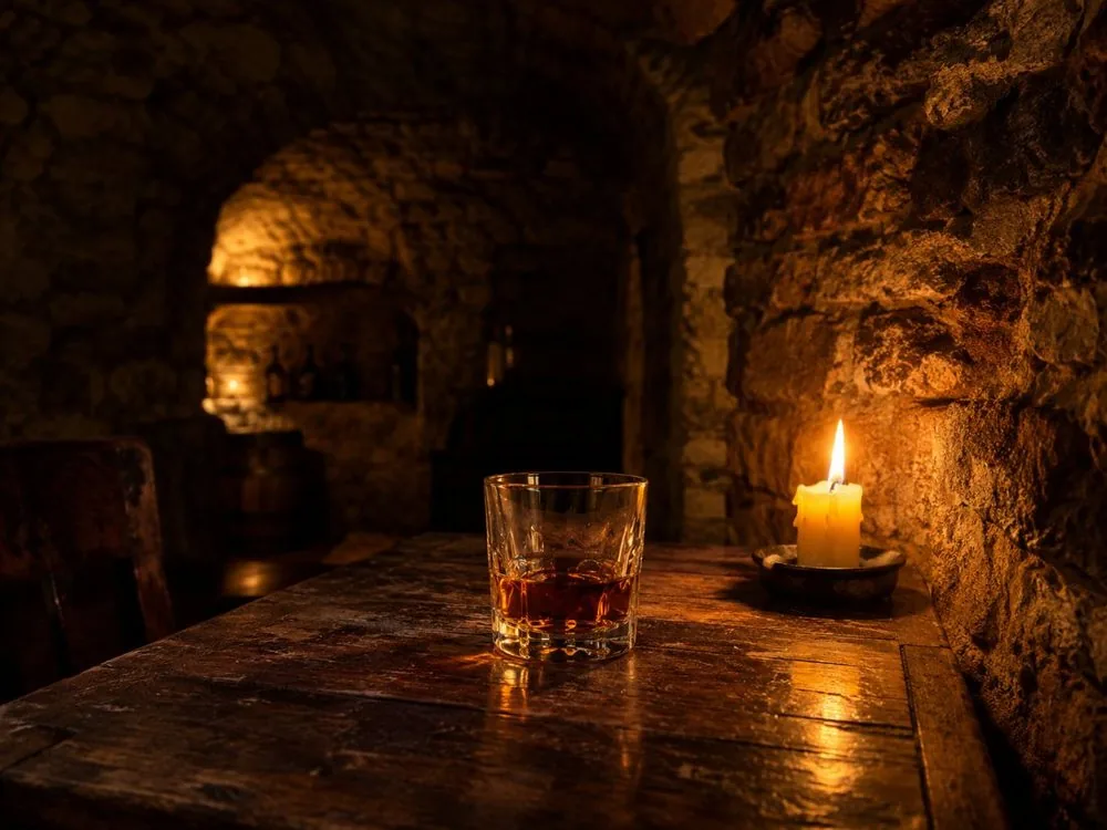 Edinburgh: Underground Vaults Evening Ghost Tour with Whisky